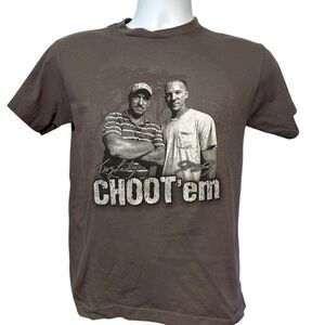 Swamp People Troy Landry Youth Choot Em Short Sleeve Tee Gray M